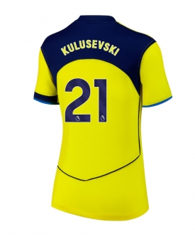 Tottenham Hotspur Dejan Kulusevski #21 Maglia Gara Terza Repliche 2025-26 Donna Maniche Corte